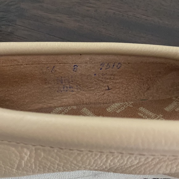 1980’s vintage thunderbird Minnetonka leather moccasins women’s size 8 great con - Picture 13 of 17